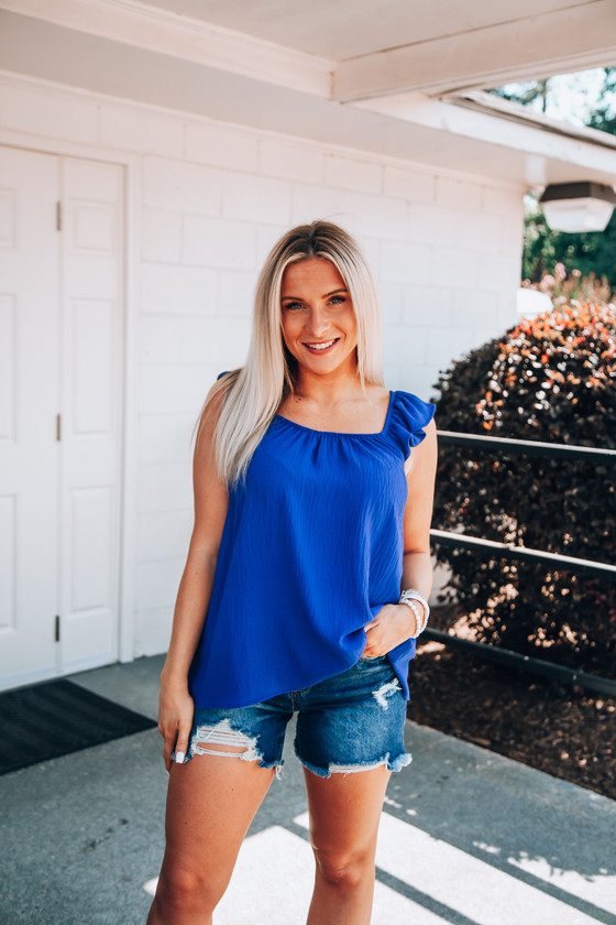 Days In The Sun Top Royal Off the Racks Boutique