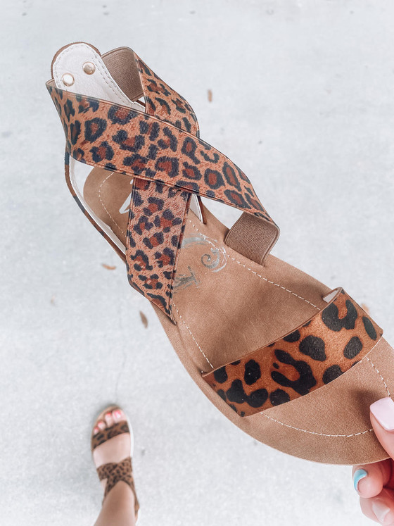 Very G Misty Sandal: Leopard - Off the Racks Boutique