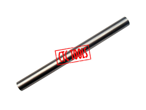 CTC Tools - single carbide tool bit (round stock) HRC45, 100mm length, for custom tooling in steels.