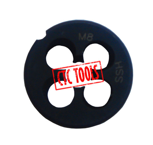 CTC Tools - Round die, 1 pc, HSS Co, metric coarse, suitable for threading.