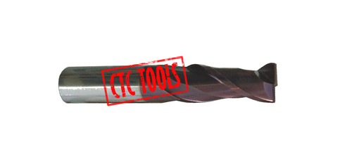 CTC Tools - Carbide slot drill HRC63, 2 flute, TiAlN coated, metric, ideal for slotting.