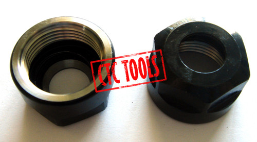 CTC Tools - ER16 clamping nut (2pcs) DIN6499B, ideal for CNC machining precision and secure tool holding.