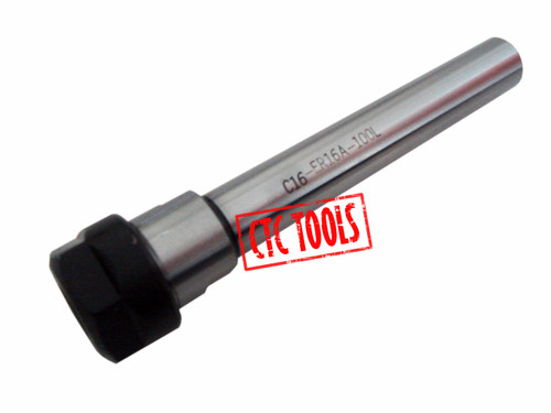 CTC Tools - ER11 D16 x L100 straight shank collet chuck DIN6499B, ideal for CNC machining precision and secure tool holding.