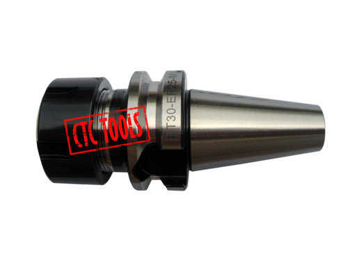 CTC Tools - ER25 BT30 collet chuck DIN6499B, ideal for CNC machining precision and secure tool holding.