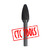 CTC Tools - carbide burr round tree (type F) 6mm shank for profiling and shaping curved surfaces.