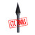 CTC Tools - carbide burr pointed 27° included angle (type M) 3mm shank for precise angled detailing.