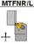 CTC Tools - MTFNR/L indexable turning tool holder for external lathe turning in metal machining.