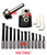 CTC Tools - 75mm boring head with MT2 M10 shank & 12-piece 18mm boring bars for powerful internal cutting.