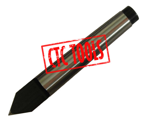 CTC Tools - Morse Taper #1 Half Notch Center, designed for specific turning tasks requiring half-notch centers.