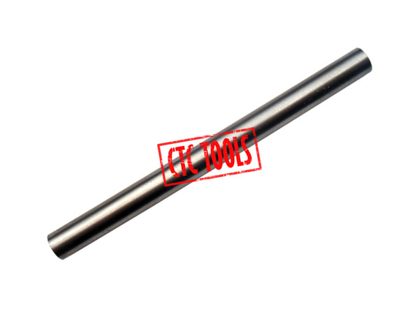 CTC Tools - single carbide tool bit (round stock) HRC45, 100mm length, for custom tooling in steels.
