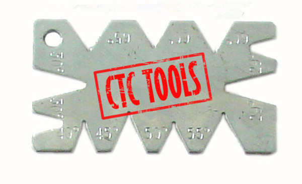CTC Tools - Fishtail thread gauge, used for checking thread angles.