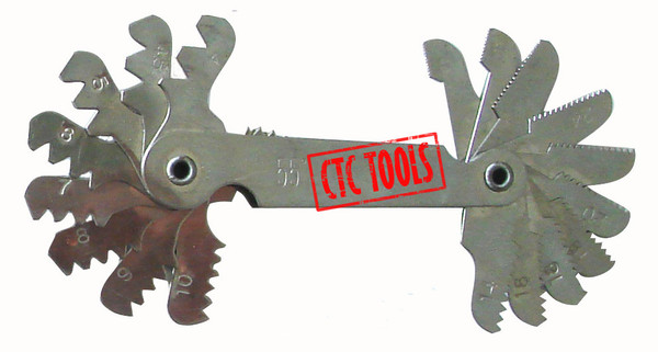 CTC Tools - Thread gauges, BSW standard, for thread verification.