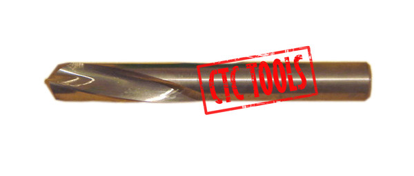 CTC Tools - Carbide stub drill, HRC45, metric sizing, designed for precision drilling tasks.