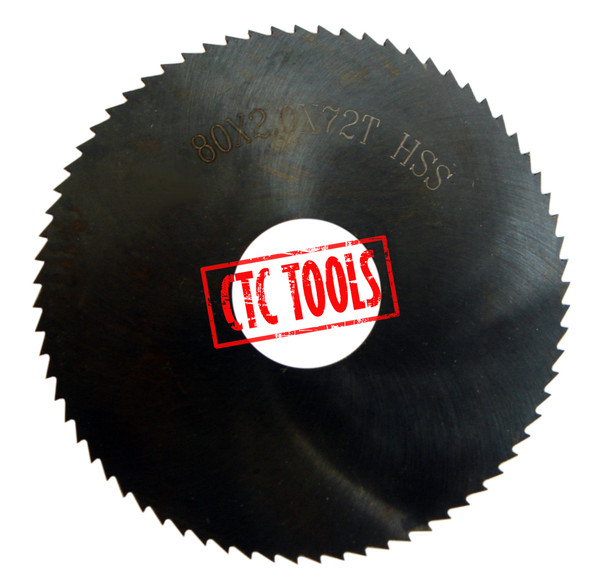 CTC Tools - HSS slitting saw, metric size, ideal for fine machining cuts.