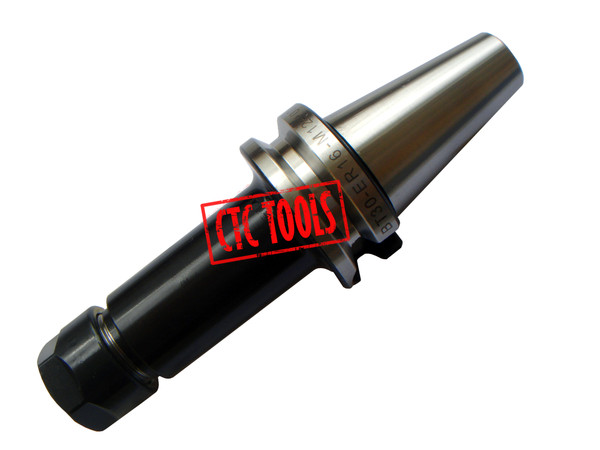 CTC Tools - ER16 BT30 longnose collet chuck DIN6499B, ideal for CNC machining precision and secure tool holding.