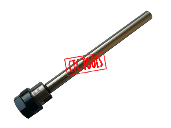 CTC Tools - ER16 D12 x L150 straight shank collet chuck DIN6499B, ideal for CNC machining precision and secure tool holding.