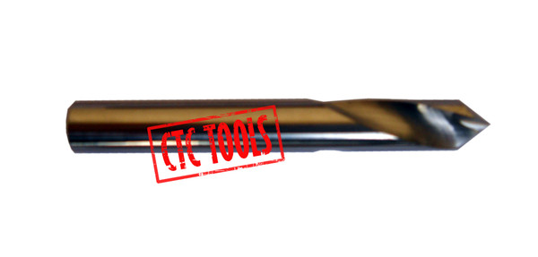 CTC Tools - 90-degree carbide spot drill, ideal for creating accurate starter holes.