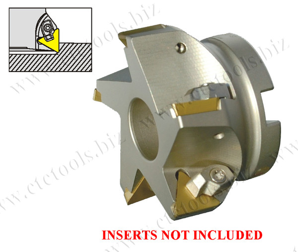 CTC Tools - Shoulder face mill, TP design, suitable for heavy-duty milling applications.