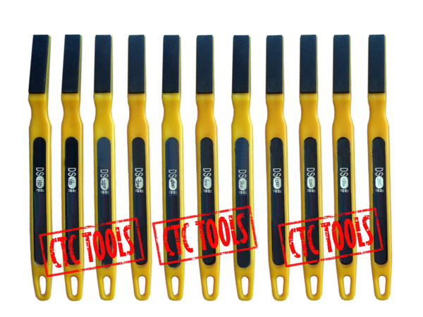 CTC Tools - 11 pcs diamond hand files, resin bond, suitable for fine finishing and polishing tasks.
