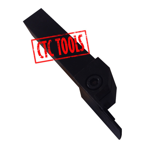 CTC Tools - Face grooving and trepanning tool holder, FGHHR with 25mm shank for heavy-duty tasks.