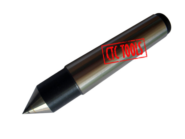 CTC Tools - Morse taper dead center with carbide tip for high-temperature, stable lathe support.
