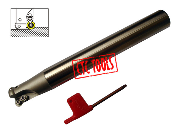 CTC Tools - Indexable round dowel endmill, EMR, for secure and efficient milling operations.
