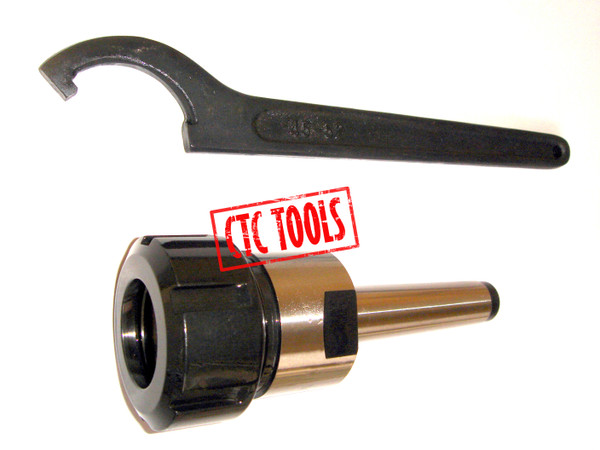 CTC Tools - ER32 MT2 collet chuck DIN6499B, ideal for CNC machining precision and secure tool holding.