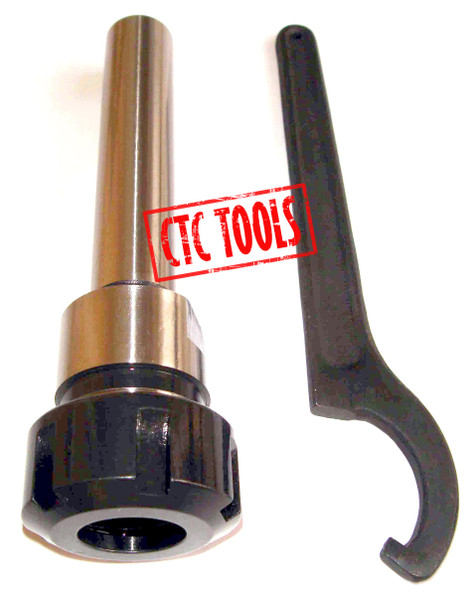 CTC Tools - ER25 D3/4" x L4" straight shank collet chuck DIN6499B, ideal for CNC machining precision and secure tool holding.