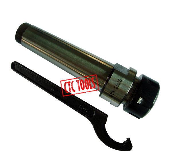 CTC Tools - ER25 MT4 collet chuck DIN6499B, ideal for CNC machining precision and secure tool holding.