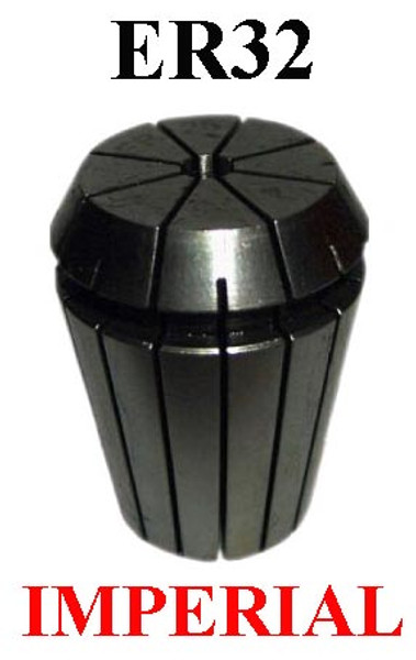 CTC Tools ER32 collet, in various imperial bore sizes, DIN6499B standard, for CNC machining precision.