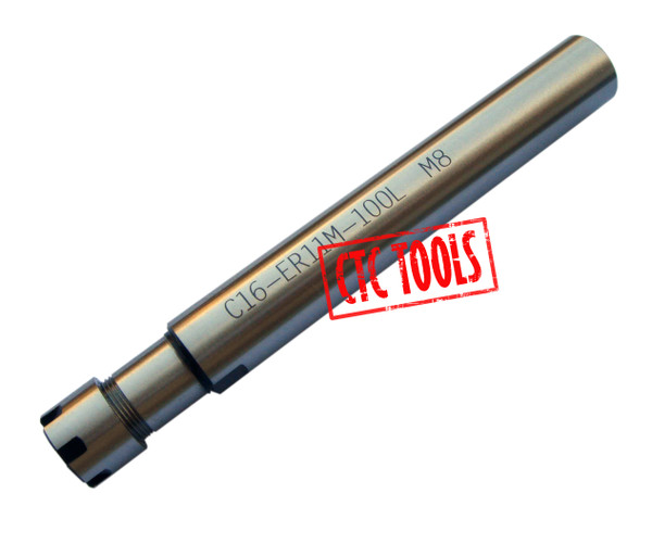 CTC Tools - ER11 D16 x L100 straight shank collet chuck DIN6499B, ideal for CNC machining precision and secure tool holding.