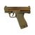 First Strike FSC Compact Paintball Pistol with 2 Mags - Brown