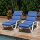 Canvas True Blue Pool Chaise | 49886U-11470, 49887U-11470, 49888U-11470