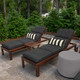 Canvas Black Chaise | 49886U-07738, 49887U-07738, 49888U-07738