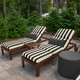 Maxim Classic Stripe Chaise | 49886G-11476, 49887G-11476, 49888G-11476
