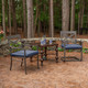 Canvas Navy 20x18 Seat Pad | 49898U-05065, 49899U-05065, 49900N-05065