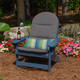 Cast Slate Adirondack Chair | 49904M-05071, 49905M-05071, 49906H-05071