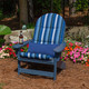 Milano Cobalt Adirondack Chair | 49904A-11475, 49905A-11475, 49906A-11475