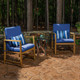 Canvas True Blues Club Chair | 49907U-11470 ,49908U-11470 ,49909N-11470