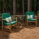 Canvas Forest Green Club Chair | 49907U-08625, 49908U-08625, 49909N-08625