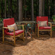 Canvas Jockey Red Club Chair | 49907U-05061, 49908U-05061, 49909N-05061