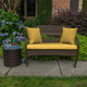Spectrum Daffodil Wicker Bench | 49910M-11474, 49911H-11474, 49912N-11474