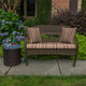 Brannon Redwood Wicker Bench | 49910A-11473, 49911A-11473, 49912A-11473