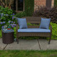 Cast Ocean Wicker Bench | 49910M-07461, 49911H-07461, 49912N-07461