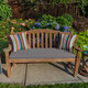 Cast Slate Outdoor Bench | 49913M-05071, 49914H-05071, 49915N-05071