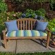 Seville Stripe Seaside Outdoor Bench | 49913A-11472, 49914A-11472, 49915A-11472