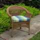 Seville Stripe Seaside Wicker Seat | 49895A-11472, 49896A-11472, 49897A-11472