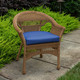Canvas True Blue Wicker Seat | 49895U-11470, 49896U-11470, 49897N-11470