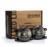 AlphaRex Universal Acura/Ford/Honda/Subaru/Nissan DoubleTap Dual Color LED Proj Fog Lights - Wt/Ambr - 210002 Photo - Primary