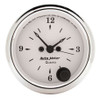 Old Tyme White 2 1/16in Quartz Clock